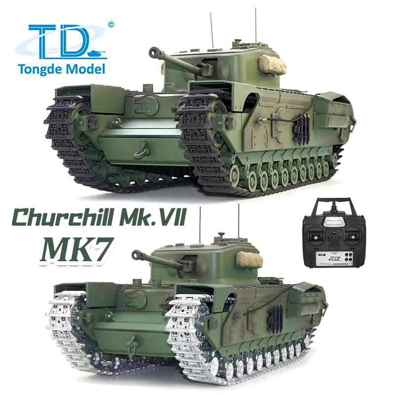 Tongde tangki RC 1/16 Churchil - Home Automation Tutorial ulasan dan harga