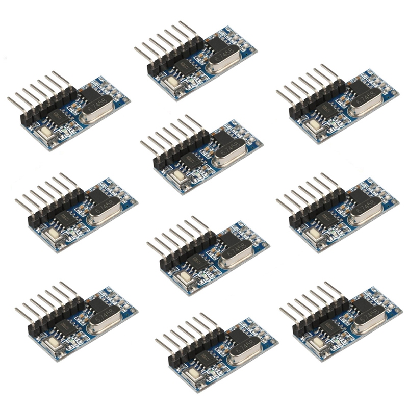 10 Buah Modul Dekoder Kode Pem - 433Mhz Receiver Module ulasan dan harga