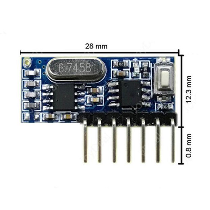 10 Buah Modul Dekoder Kode Pem - 433Mhz Receiver Module ulasan dan harga