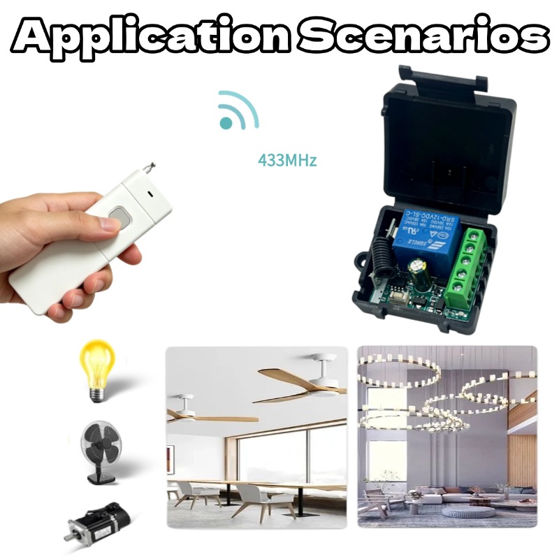 433Mhz DC 12V 6V-30V 1CH Modul - 433Mhz Receiver Module ulasan dan harga