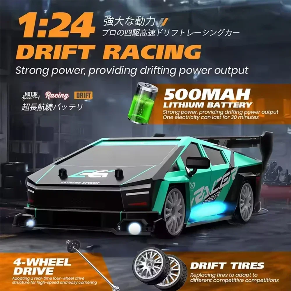 Mobil RC Drift 4WD Skala 1/24, - Home Automation Tutorial ulasan dan harga