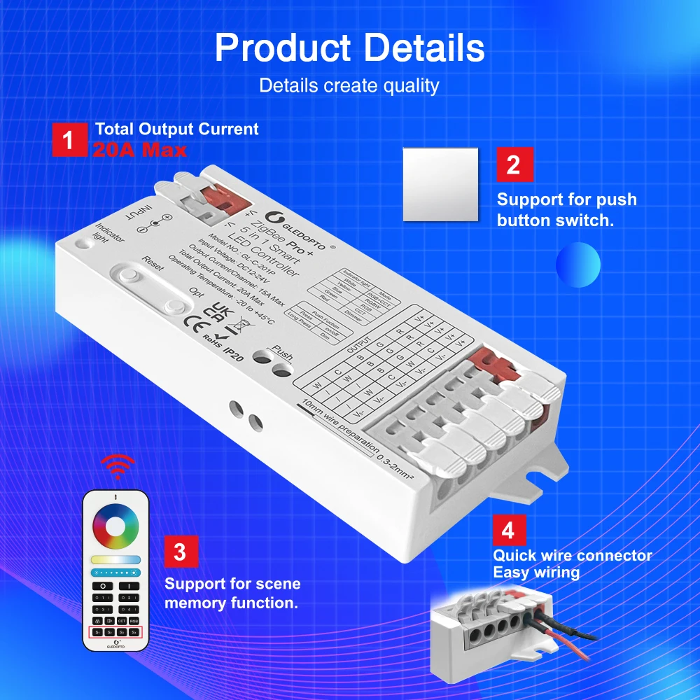 GLEDOPTO ZigBee 3.0 Pro + 3 in - Zigbee Coordinator Stick ulasan dan harga