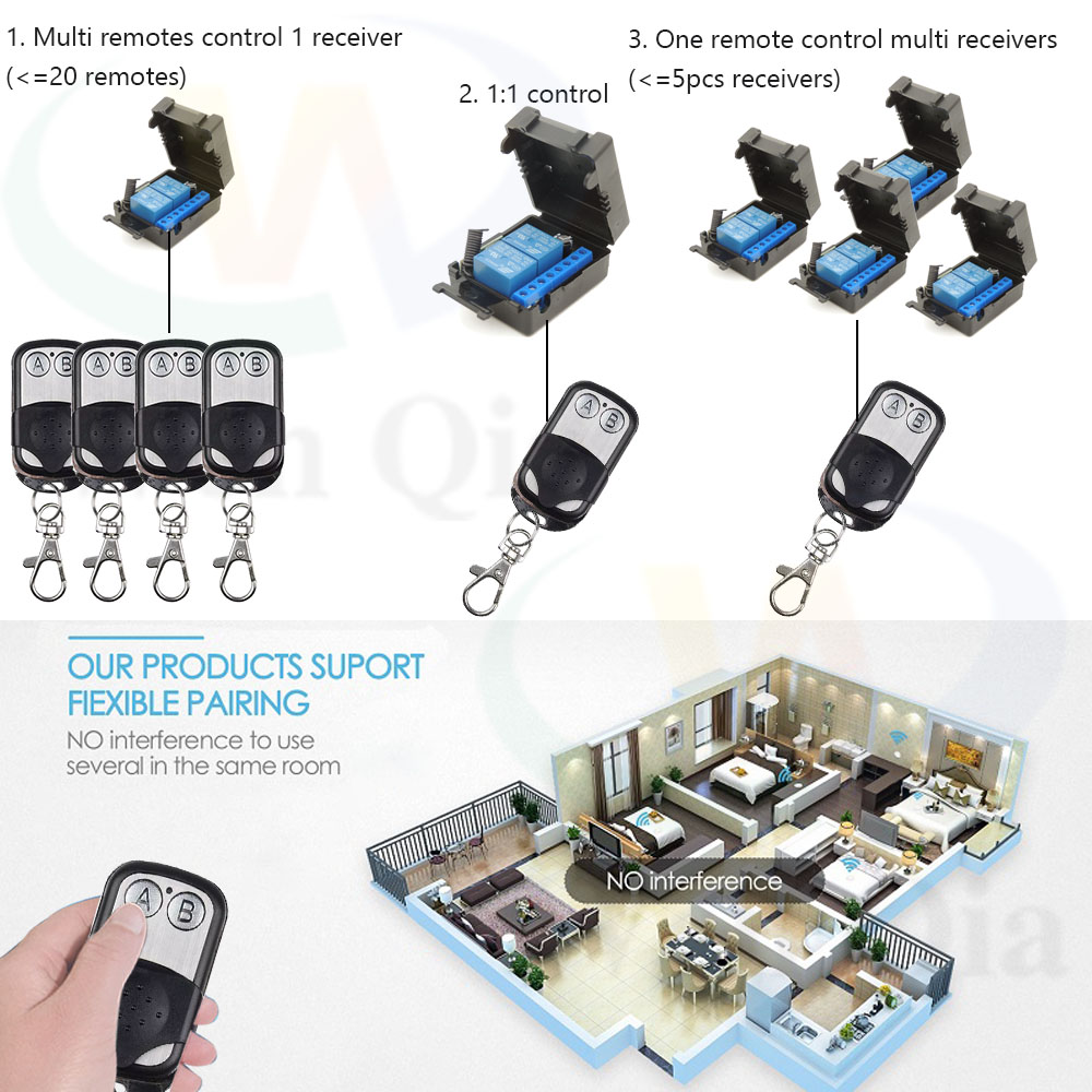 433MHz 12V Pintu Garasi Nirkab - 433Mhz Receiver Module ulasan dan harga